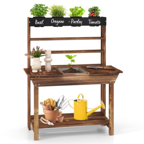 Children's Wooden Potting Bench