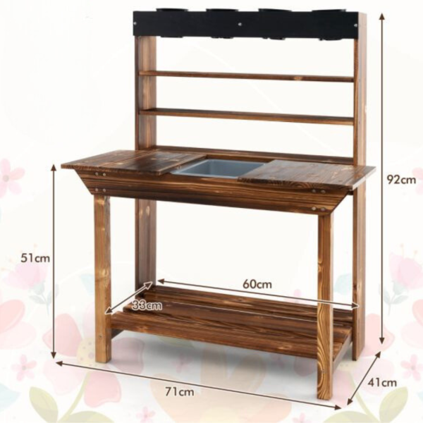 Children's Wooden Potting Bench