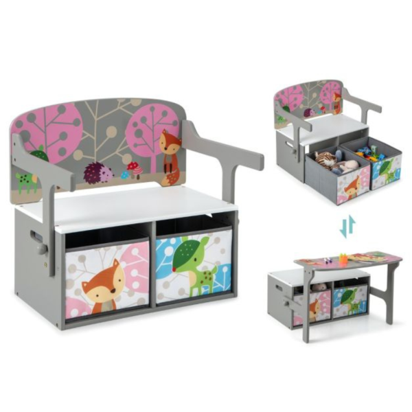 Kids Convertible Activity Bench