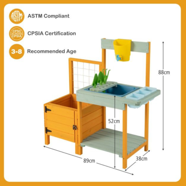 Kids Outdoor Potting Bench