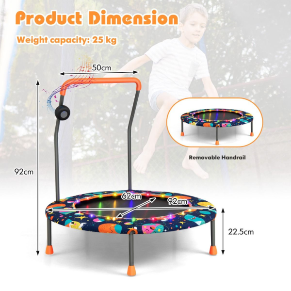 Kids Sensory Music Trampoline